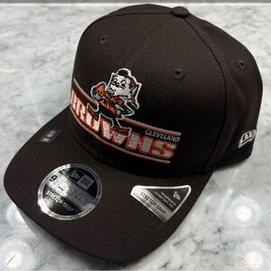 New Era Cleveland Browns Stated Throwback 9seventy Adjustable SnapBack NFL Hat